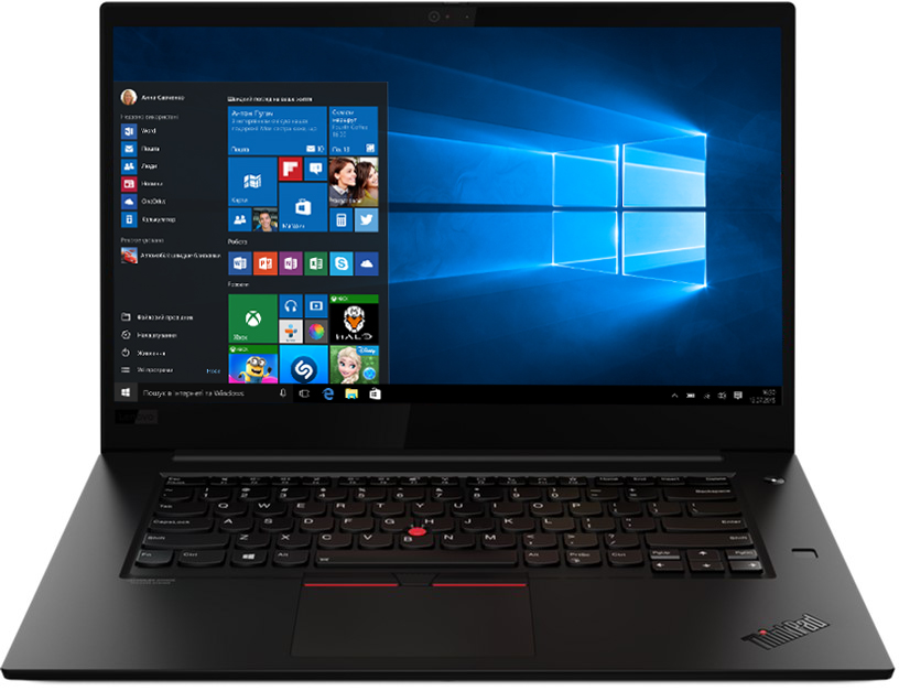 

Ноутбук Lenovo ThinkPad X1 Extreme Gen 3 (20TK002SRA) Black