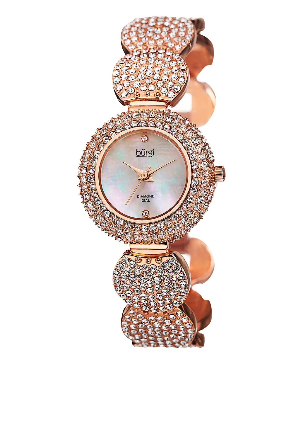 

Женские наручные часы Bürgi инкрустированы кристаллами Swarovski