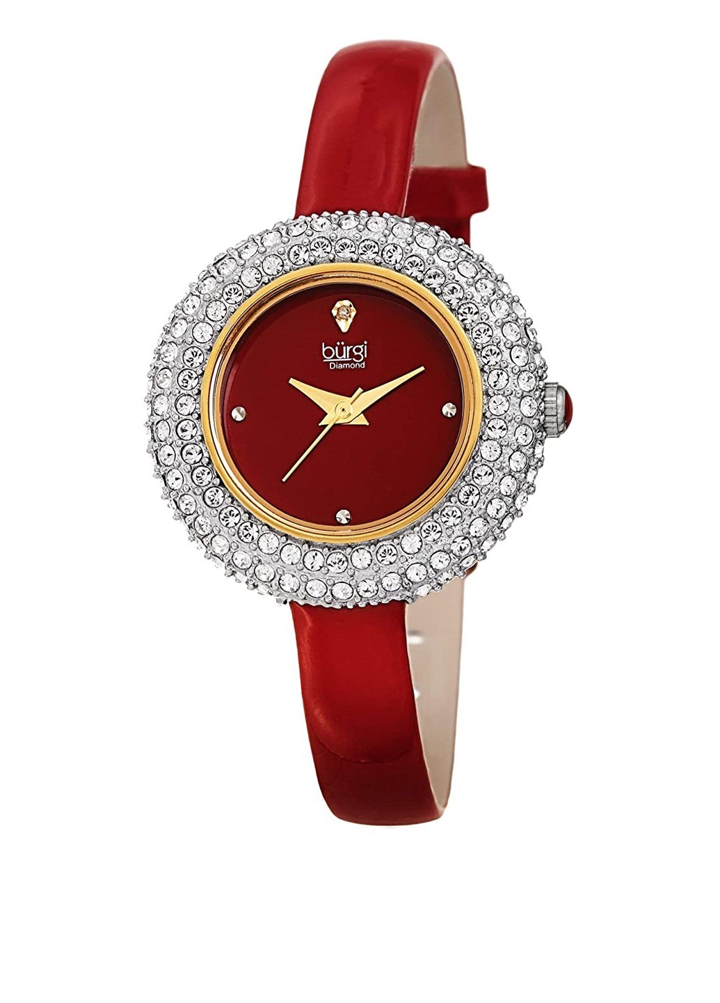 

Женские наручные часы Bürgi инкрустированы кристаллами Swarovski