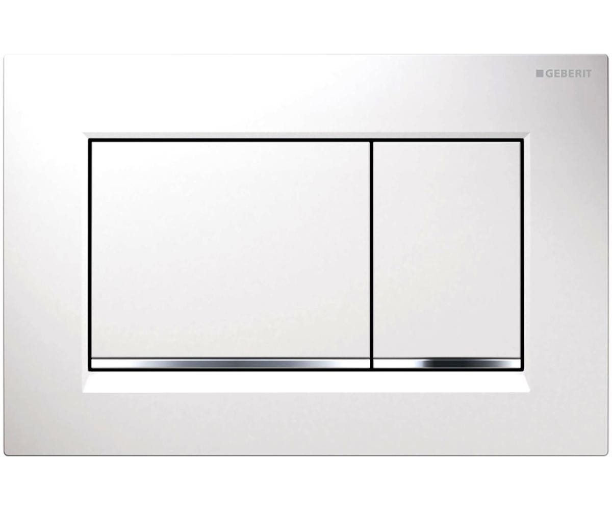 

Клавиша смыва GEBERIT Sigma 30 белый/хром глянцевый/белый 115.883.KJ.1