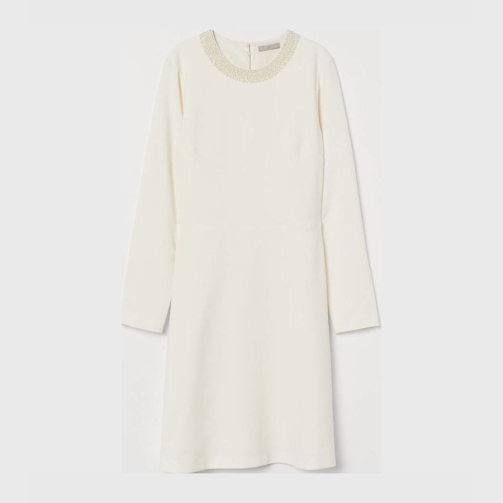 

Платье H&M 0794948001  (170/96А) Кремовое, Платье H&M 0794948001 42 (170/96А) Кремовое