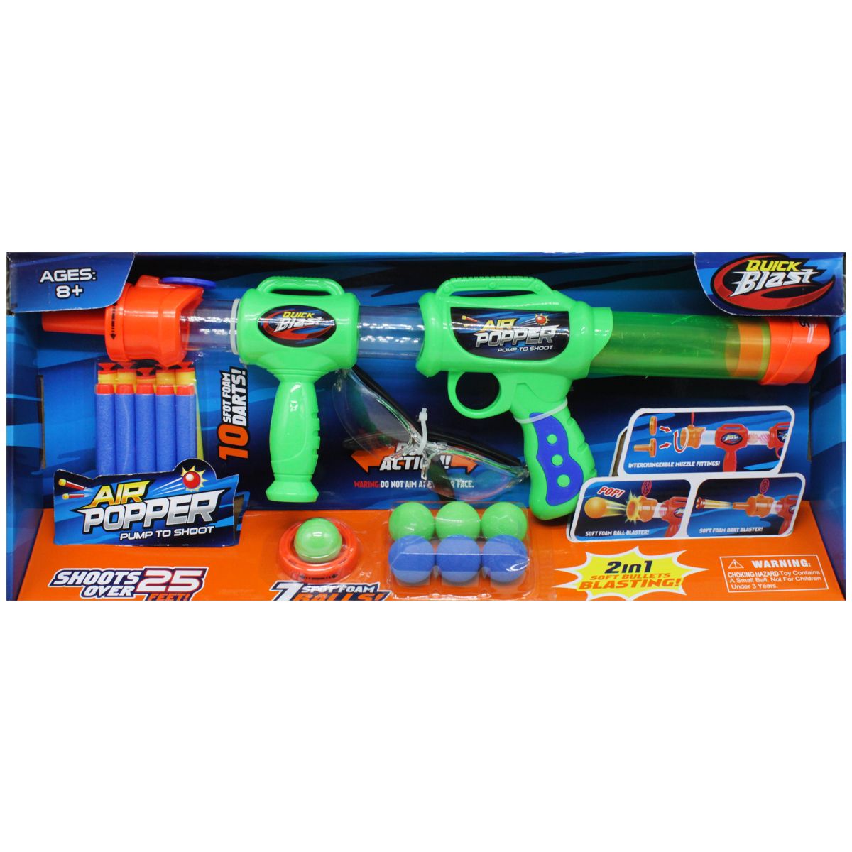 

Автомат помповый Quick Blast салатовый MiC (016B) (166033)