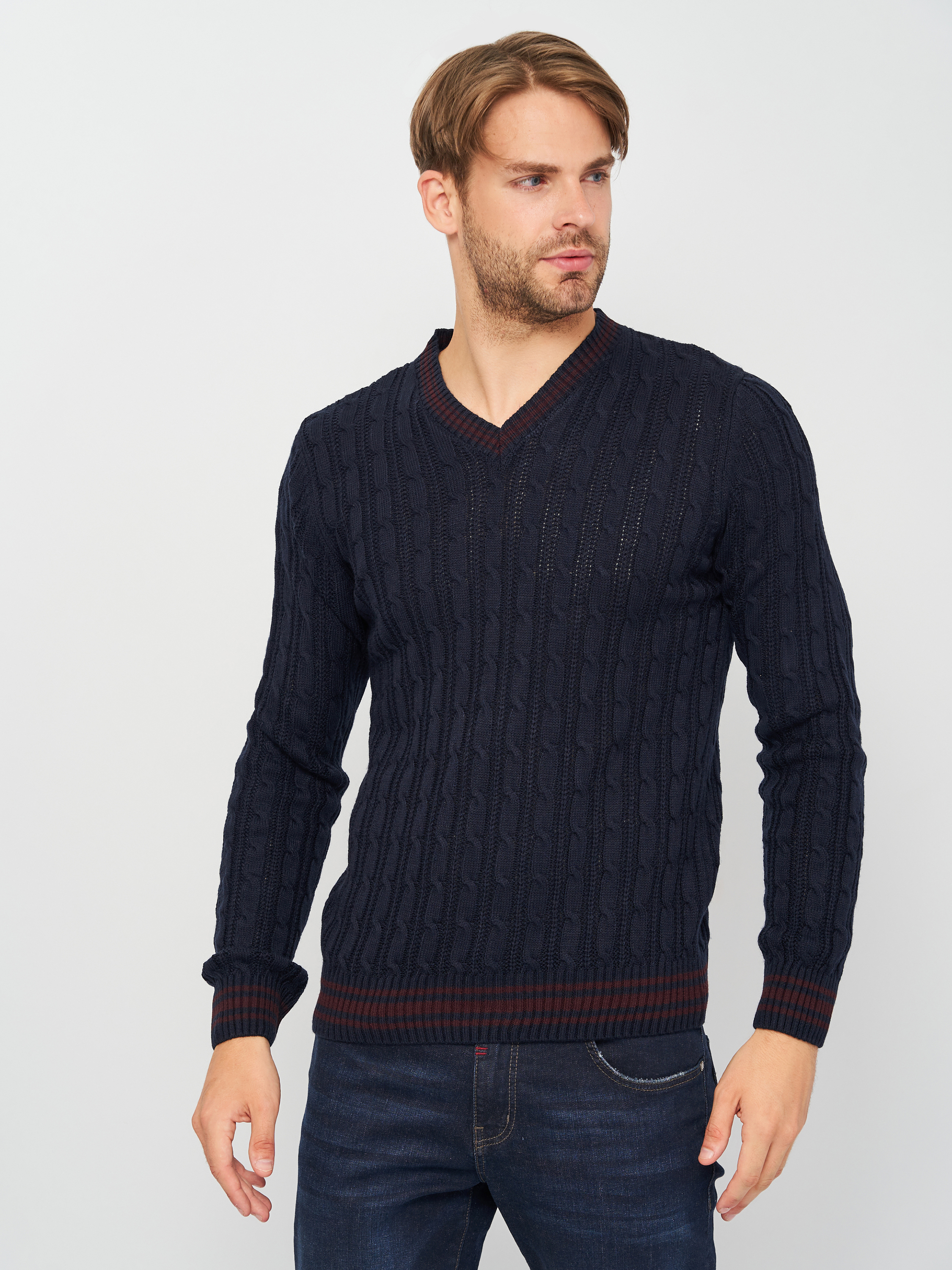 

Пуловер Koton 9KAM92241LT-616 M Navy Blue