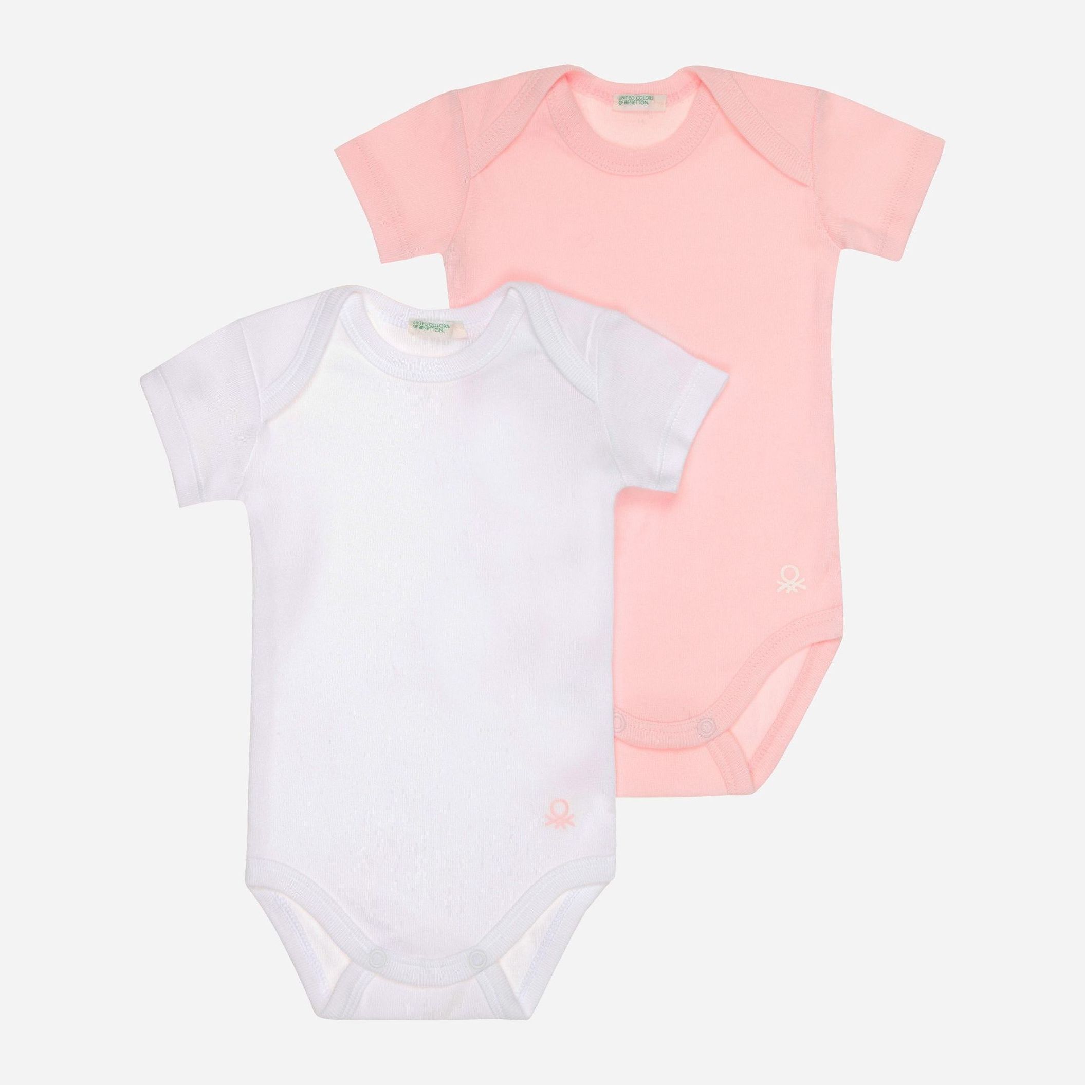 

Боди-футболка United Colors of Benetton 3VE40B039-911 68 см 2 шт