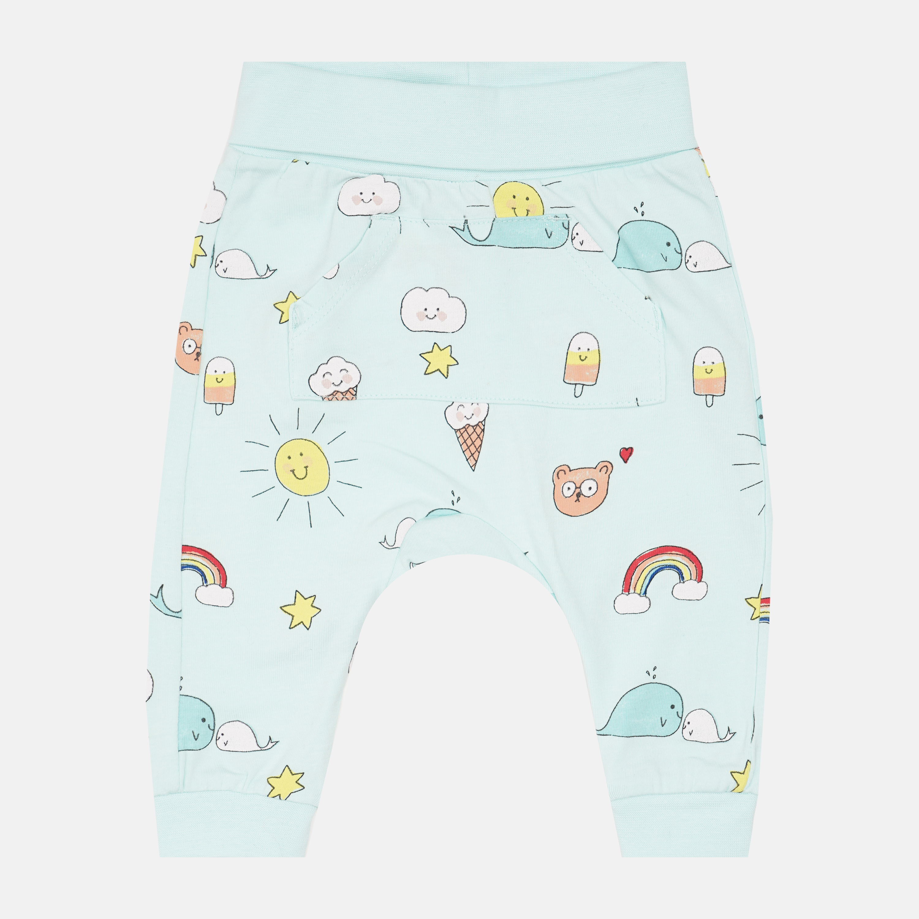 

Брюки H&M 5846507 62 см Мятные