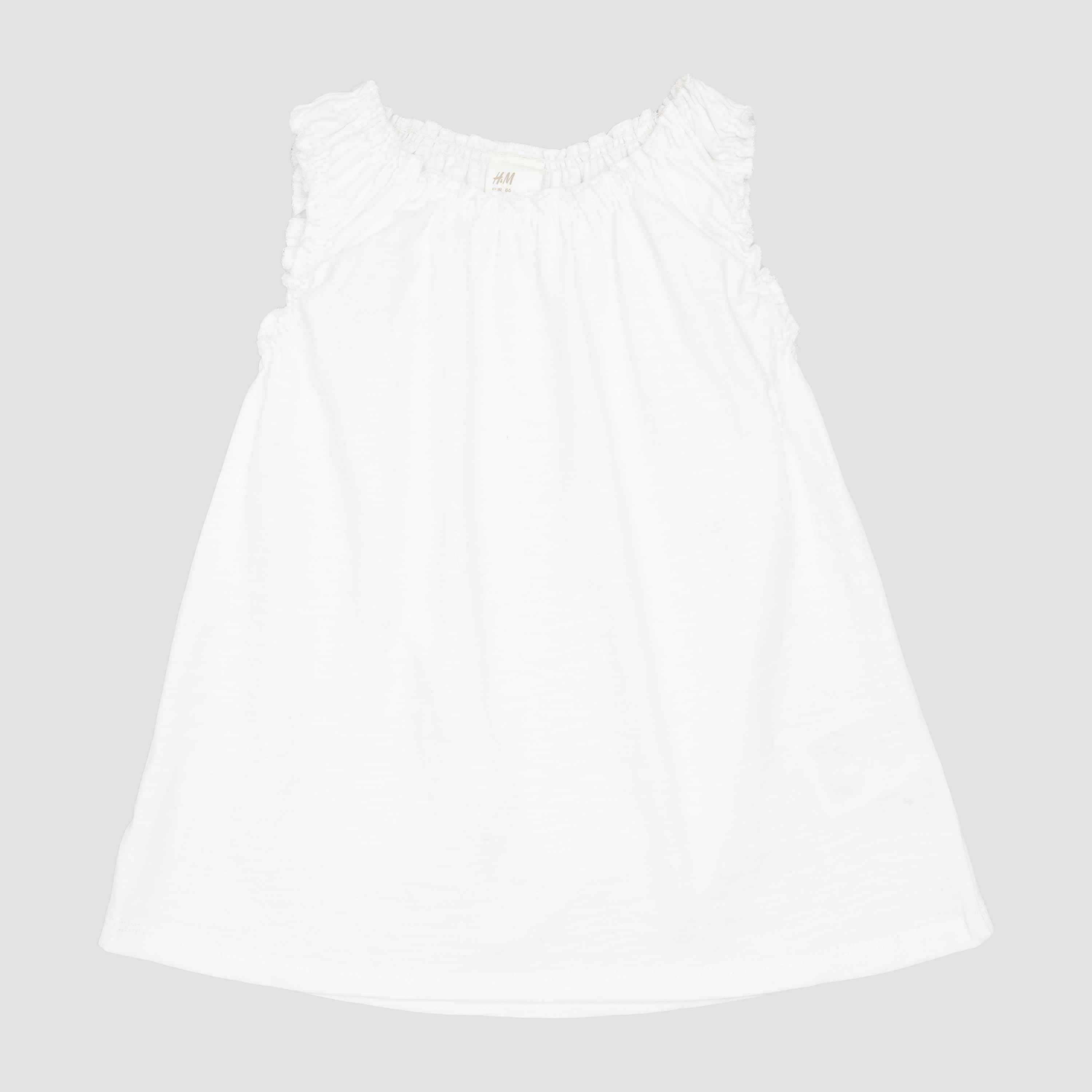 

Майка H&M 6127397 86 см Белая