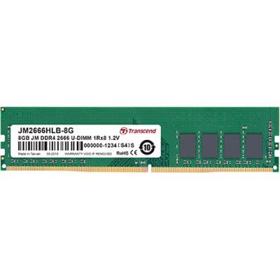 

Модуль памяти для компьютера DDR4 8GB 2666 MHz Transcend (JM2666HLG-8G)