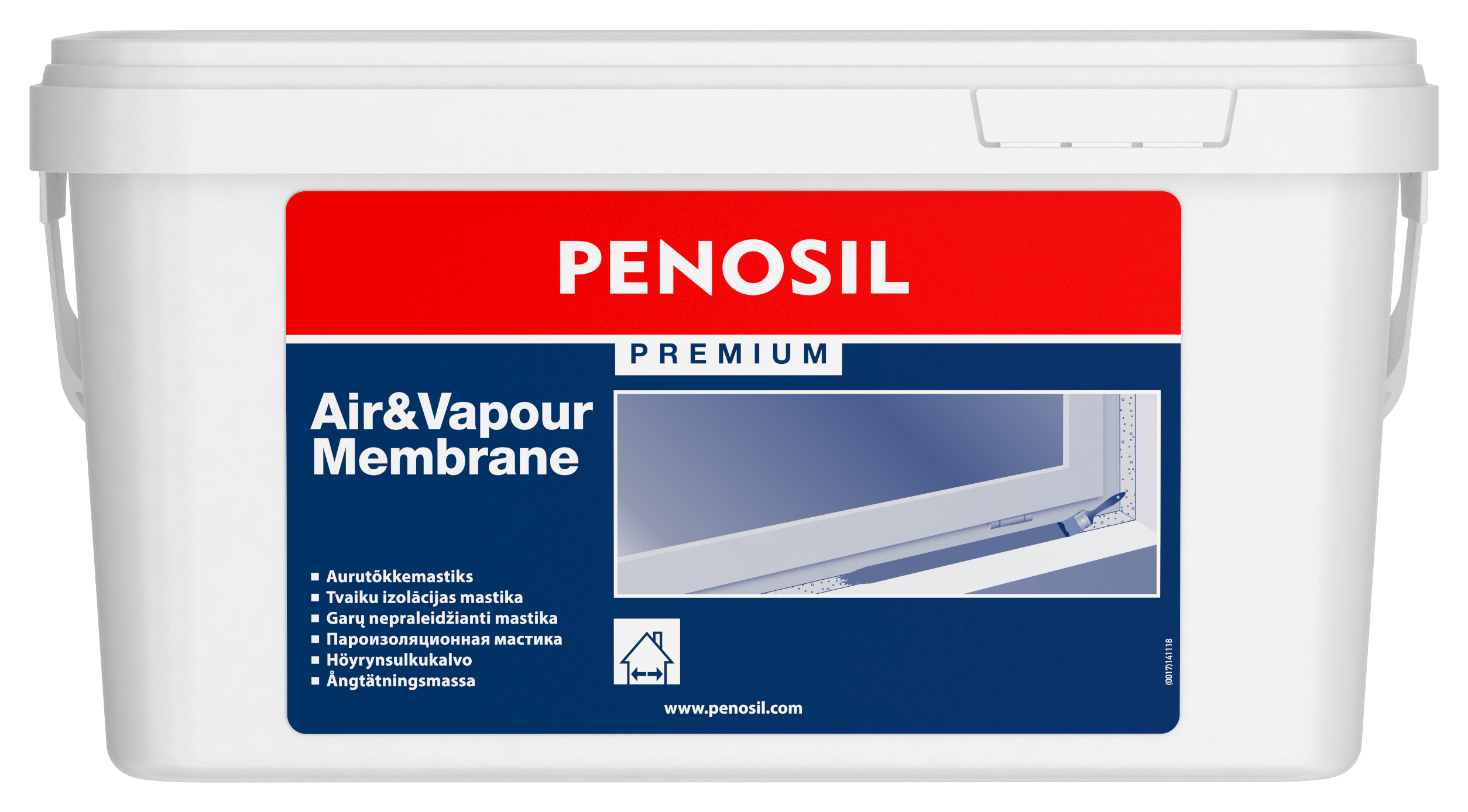 

Мастика пароизоляционная Penosil Premium Air&Vapour Membrane 5 кг Белая (Y0204)