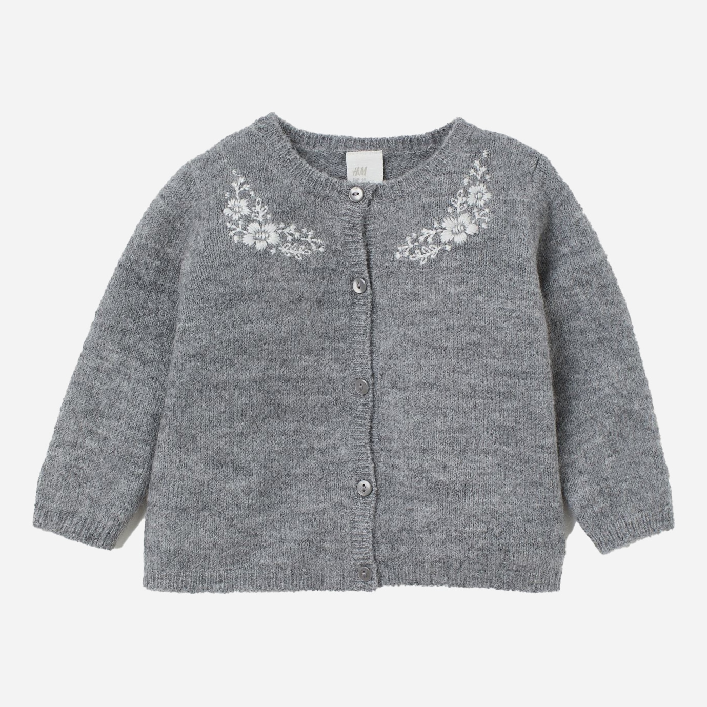 

Кардиган H&M 1007-8838092 104 см Серый