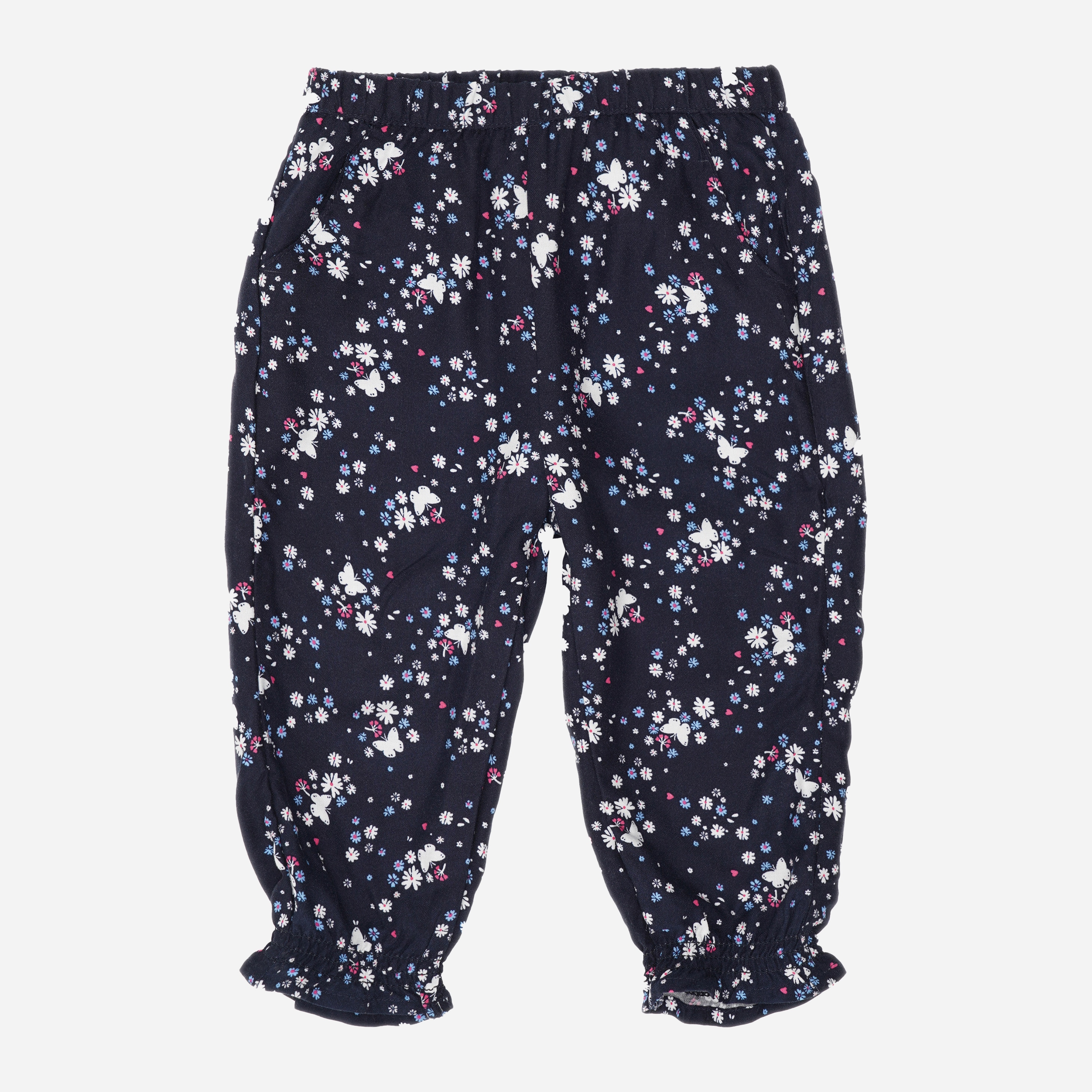 

Штанишки H&M 1604-75663102 68 см Темно-синий/Цветы
