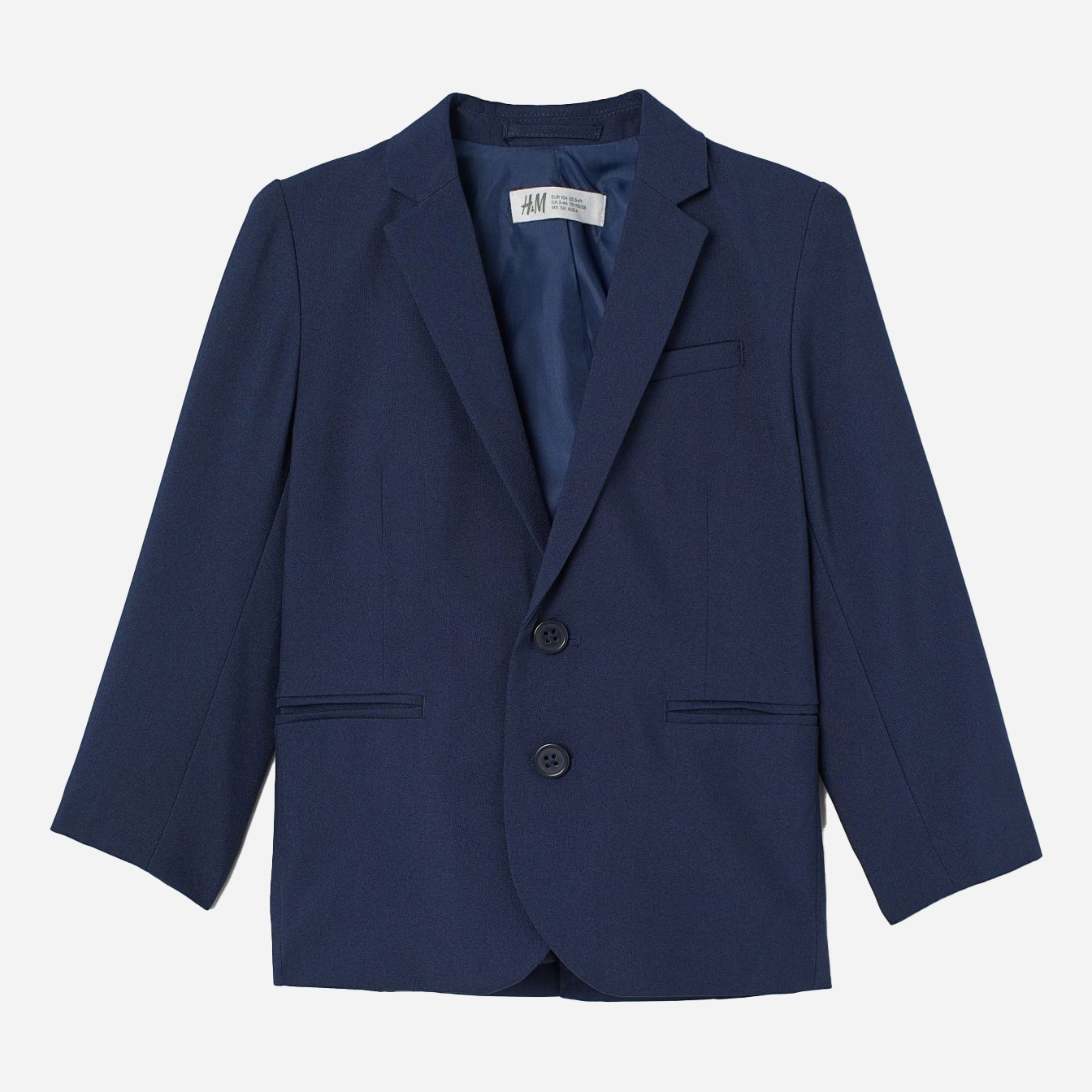 

Пиджак H&M 1903-7189082 140 см Темно-Синий