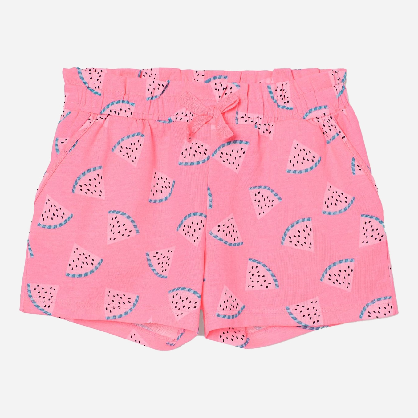 

Шорты H&M 2107-6970969 122-128 см Неоново-розовый/Арбуз
