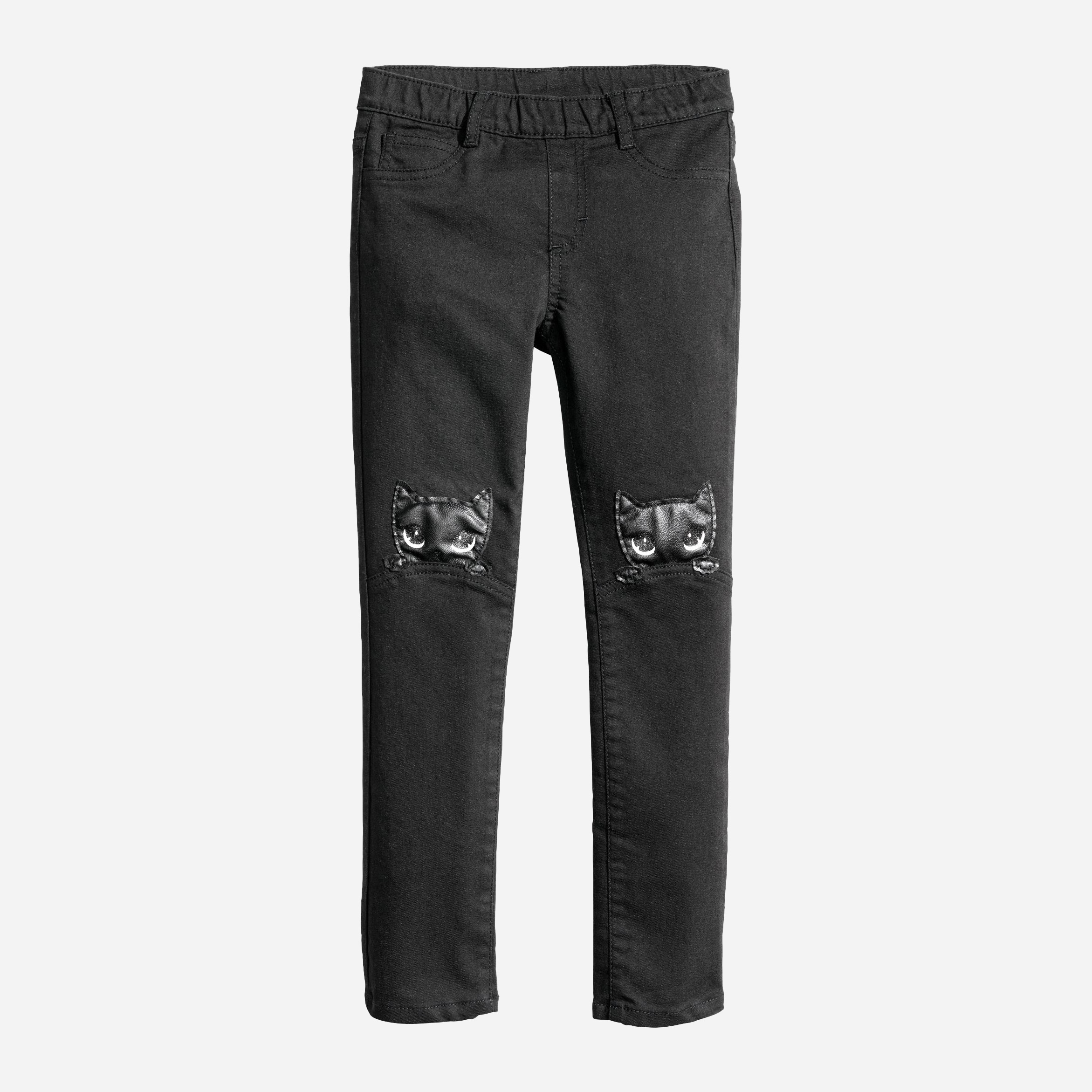 

Джеггинсы H&M 2107-3900484 128 см Черные