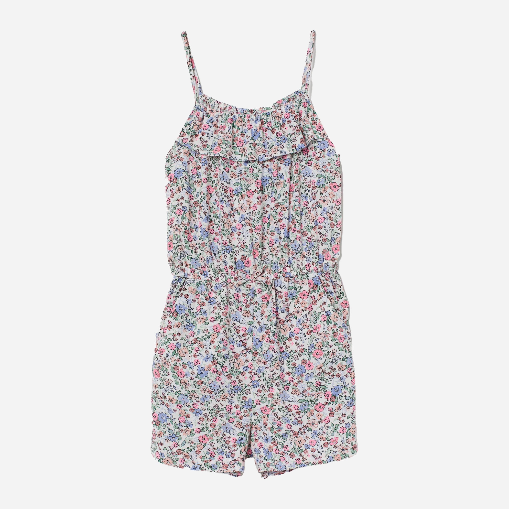 

Комбинезон H&M 404-8636492 134 см Белый/Цветы