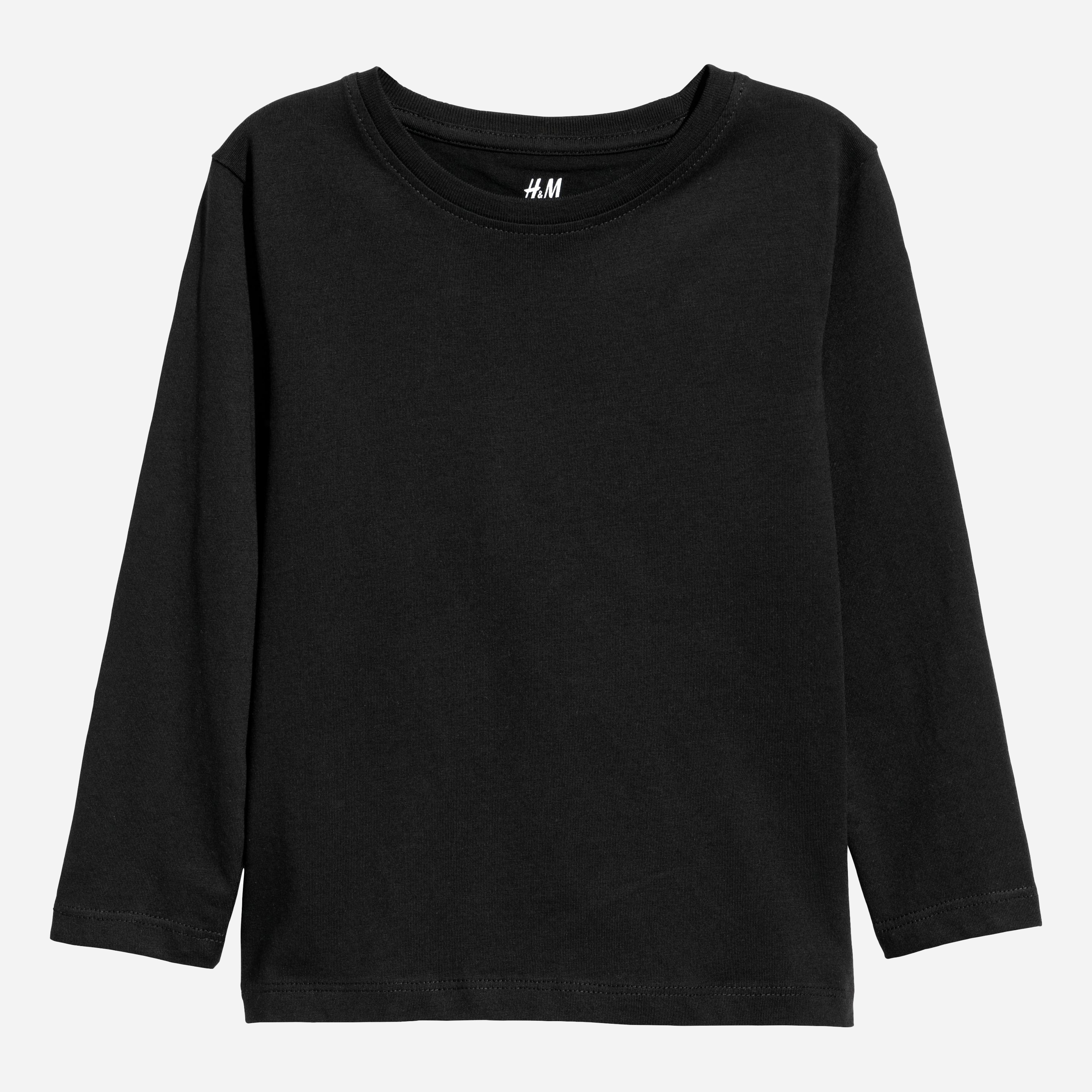

Футболка с длинным рукавом H&M 503569 110-116 см Черная (hm09189262185)