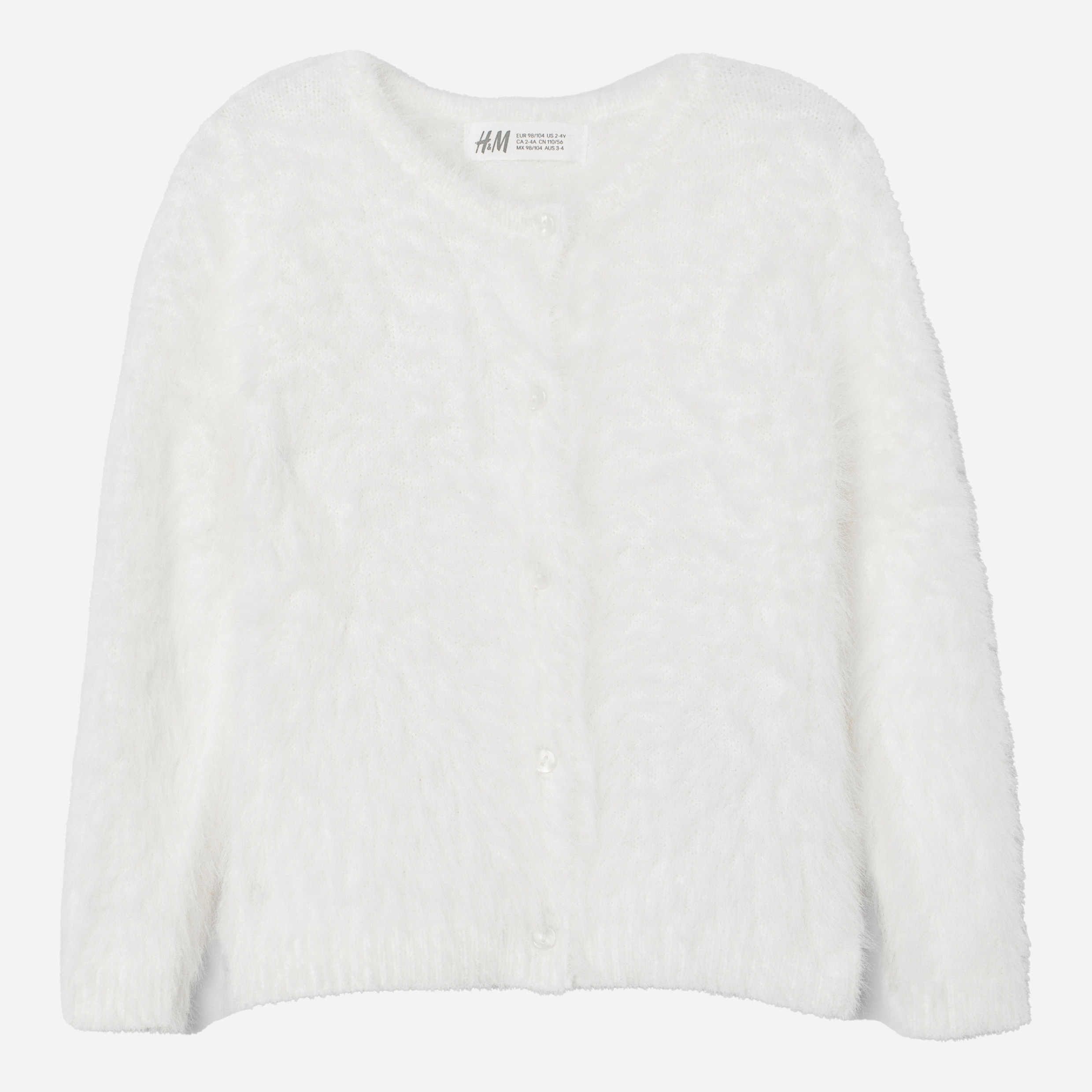 

Кардиган H&M 9Z6997529 122-128 см Молочный