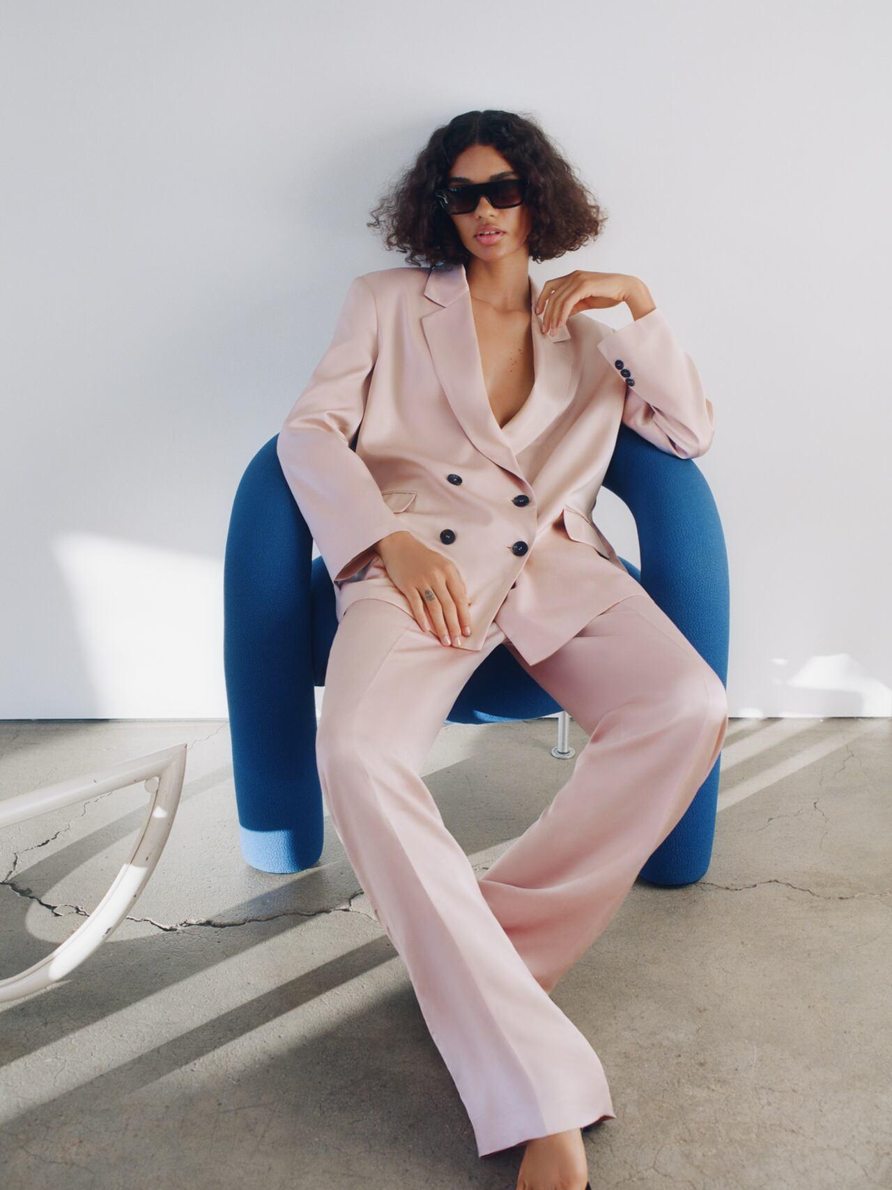 

Пиджак Zara 8015/307/942-ACUH L Бледно-розовый