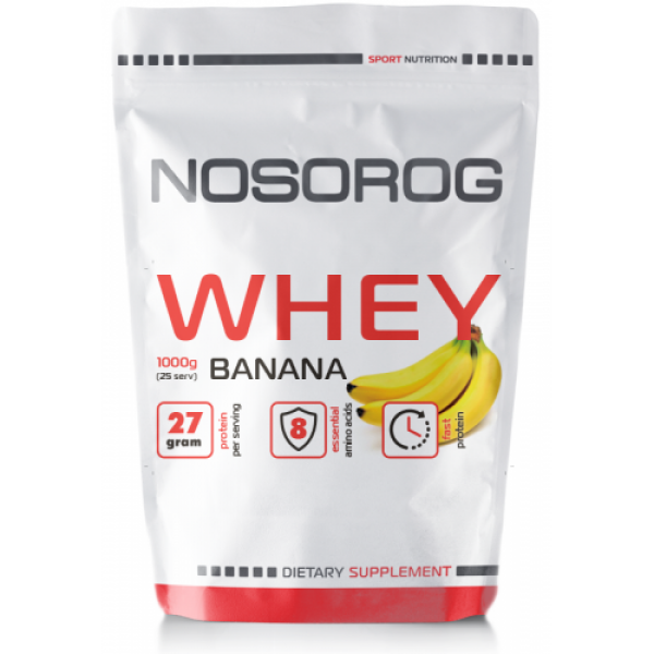

Протеин Сывороточный Nosorog Nutrition Whey Protein 1 кг Мороженое