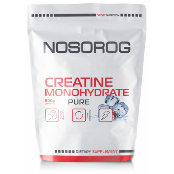 

Креатин Моногидрат Nosorog Nutrition Creatine Monohydrate 300 г Без Вкуса