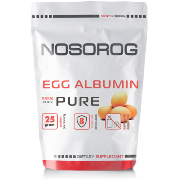 

Протеин Яичный Nosorog Nutrition Egg Protein Albumin 1 кг Без Вкуса