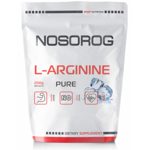

Аминокислота L-Аргинин Nosorog Nutrition l-Arginin 200 г Без Вкуса