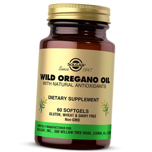 

Масло Орегано с Натуральными Антиоксидантами, Wild Oregano Oil, Solgar 60гелкапс (71313017)