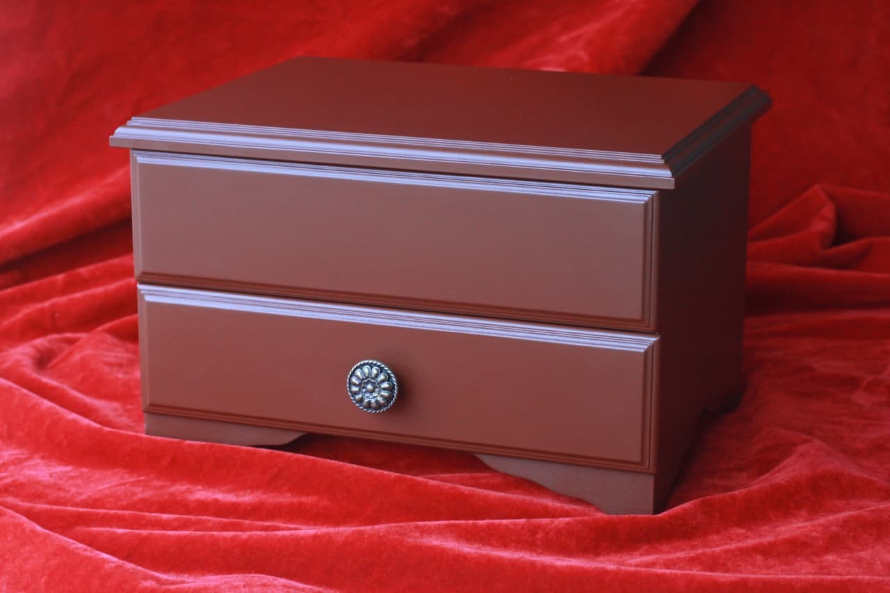 

Комод для украшений Wooden Organizer, Шоколадный с крышкой, 34*26*h22см
