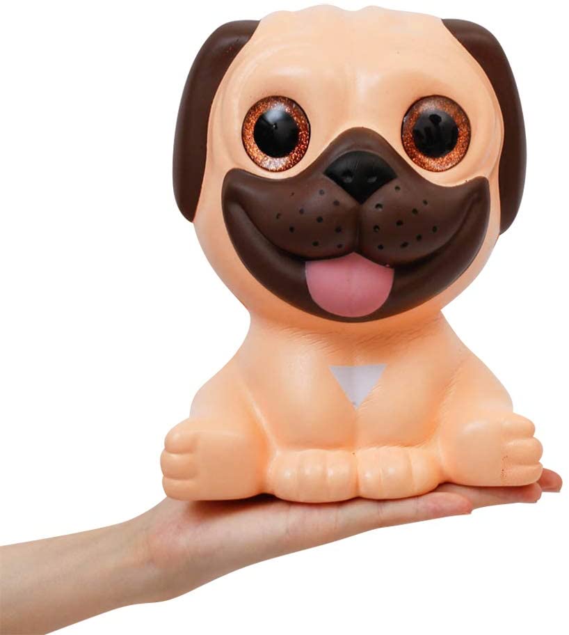 

Мягкая игрушка антистресс Сквиши Squishy Собачка Мопс 16 х 14 х 9 см