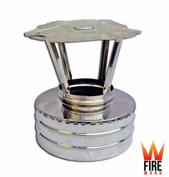 

Дымоход Грибок термо сауна ø400/460 Fire Work Нержавеющая сталь/Нержавеющая сталь AISI 304 0.6мм утепленный