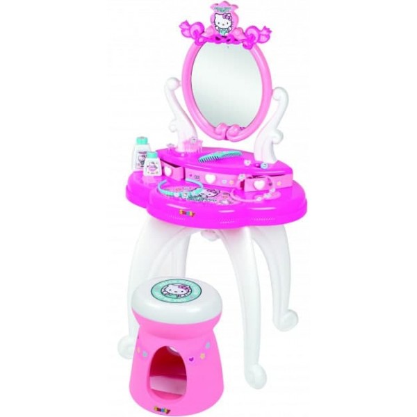 

Столик с зеркалом Smoby Toys Hello Kitty 2 в 1 с аксессуарами