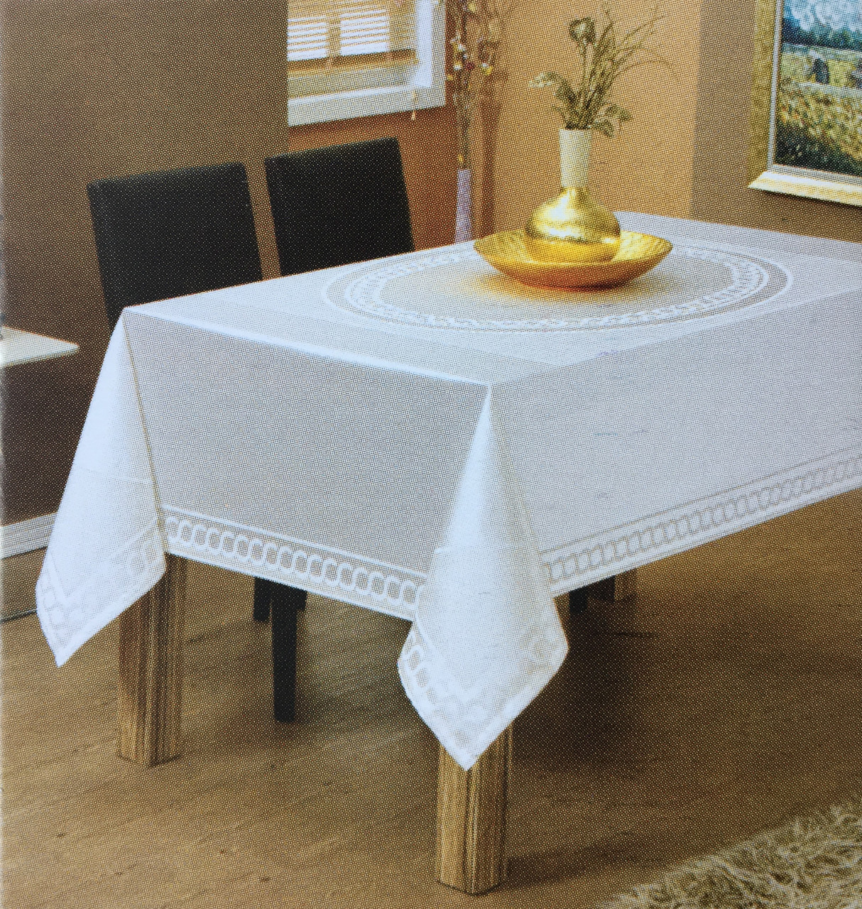 

Скатертина тефлон Maison Royale 160*220 Jasmin White