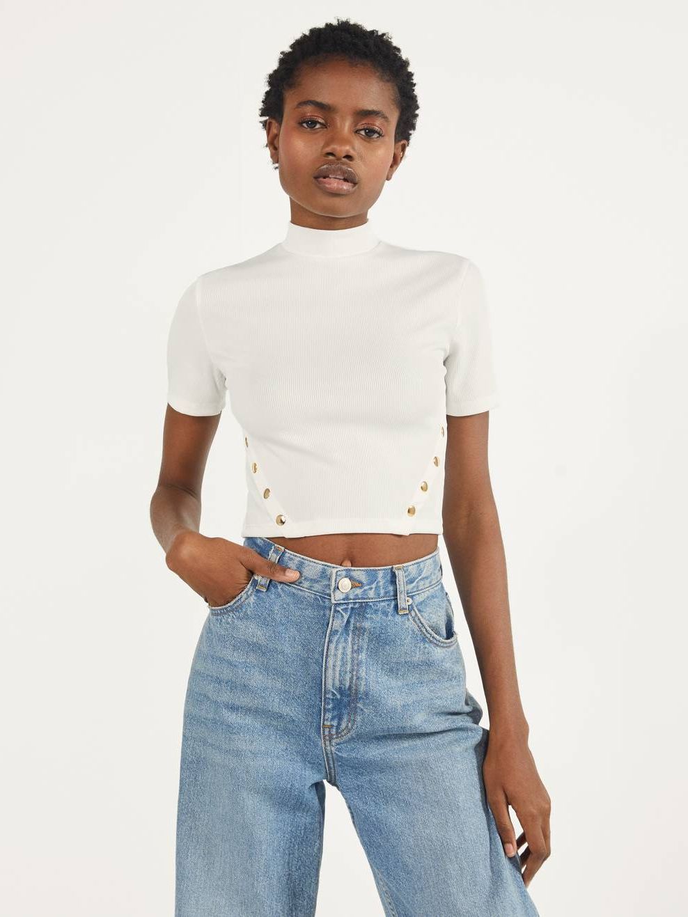 

Топ Bershka 1981/256/251 XS Белый