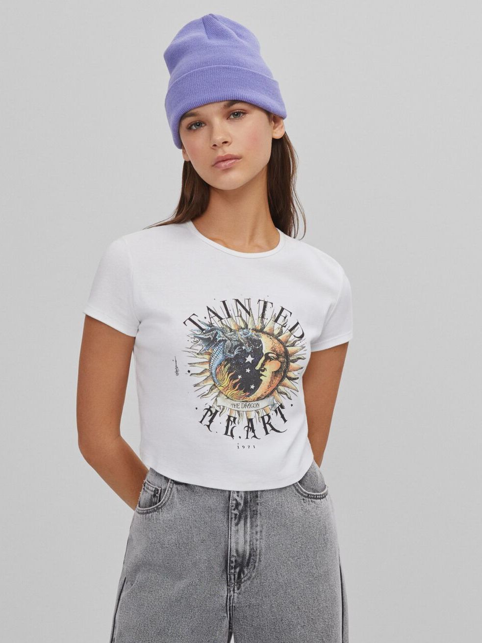 

Футболка Bershka 2216/033/251  Белая, Футболка Bershka 2216/033/251 S Белая