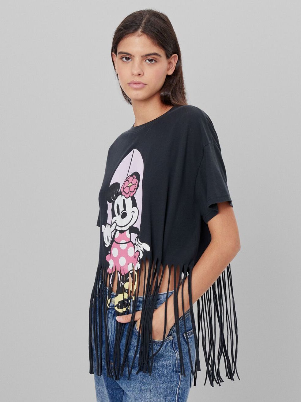 

Топ Bershka 2246/167/810 S Черный