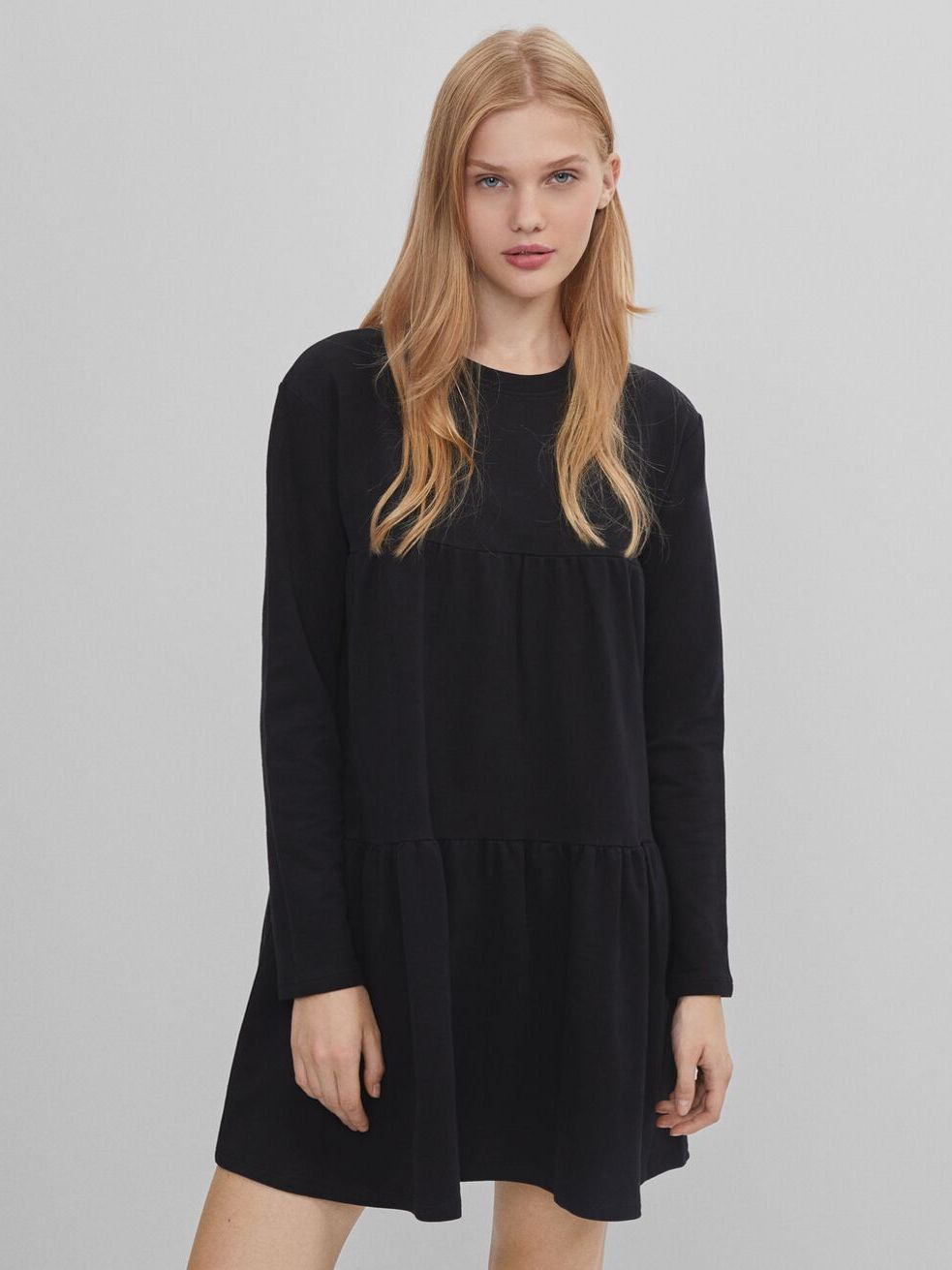 

Платье Bershka 5587/115/800  Черное, Платье Bershka 5587/115/800 S Черное