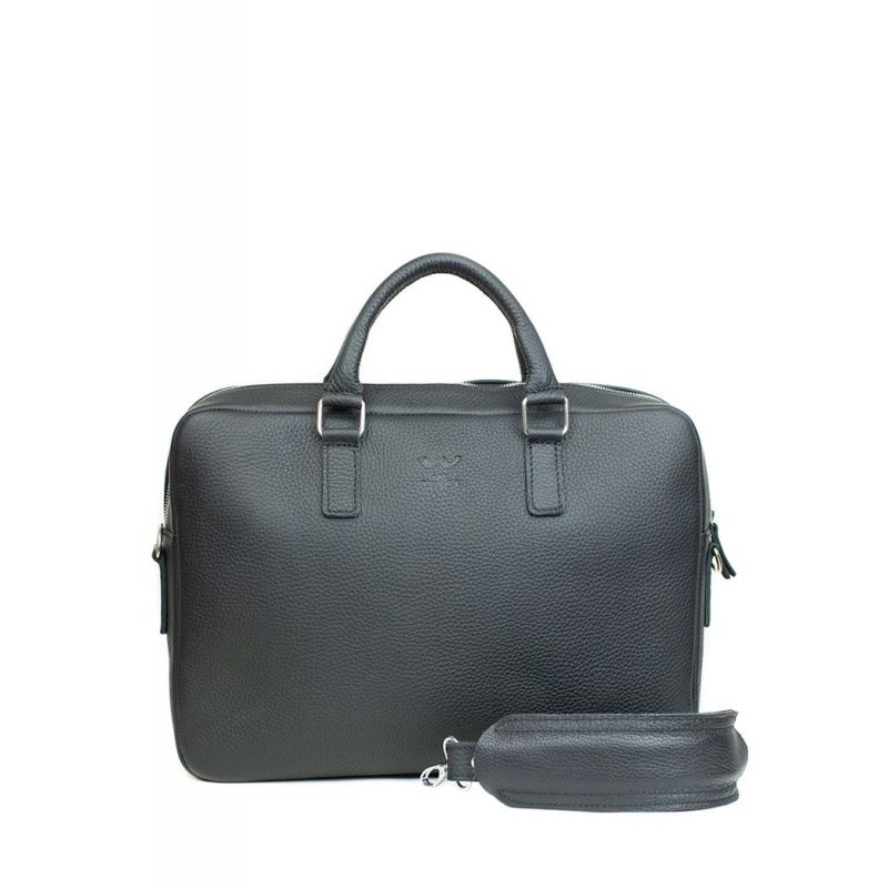 

Кожаная деловая сумка Briefcase 2.0 черный флотар