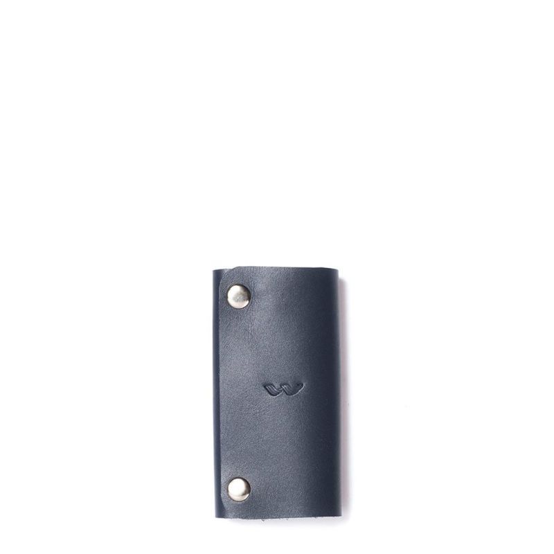 

Кожаная ключница Key Keeper синяя