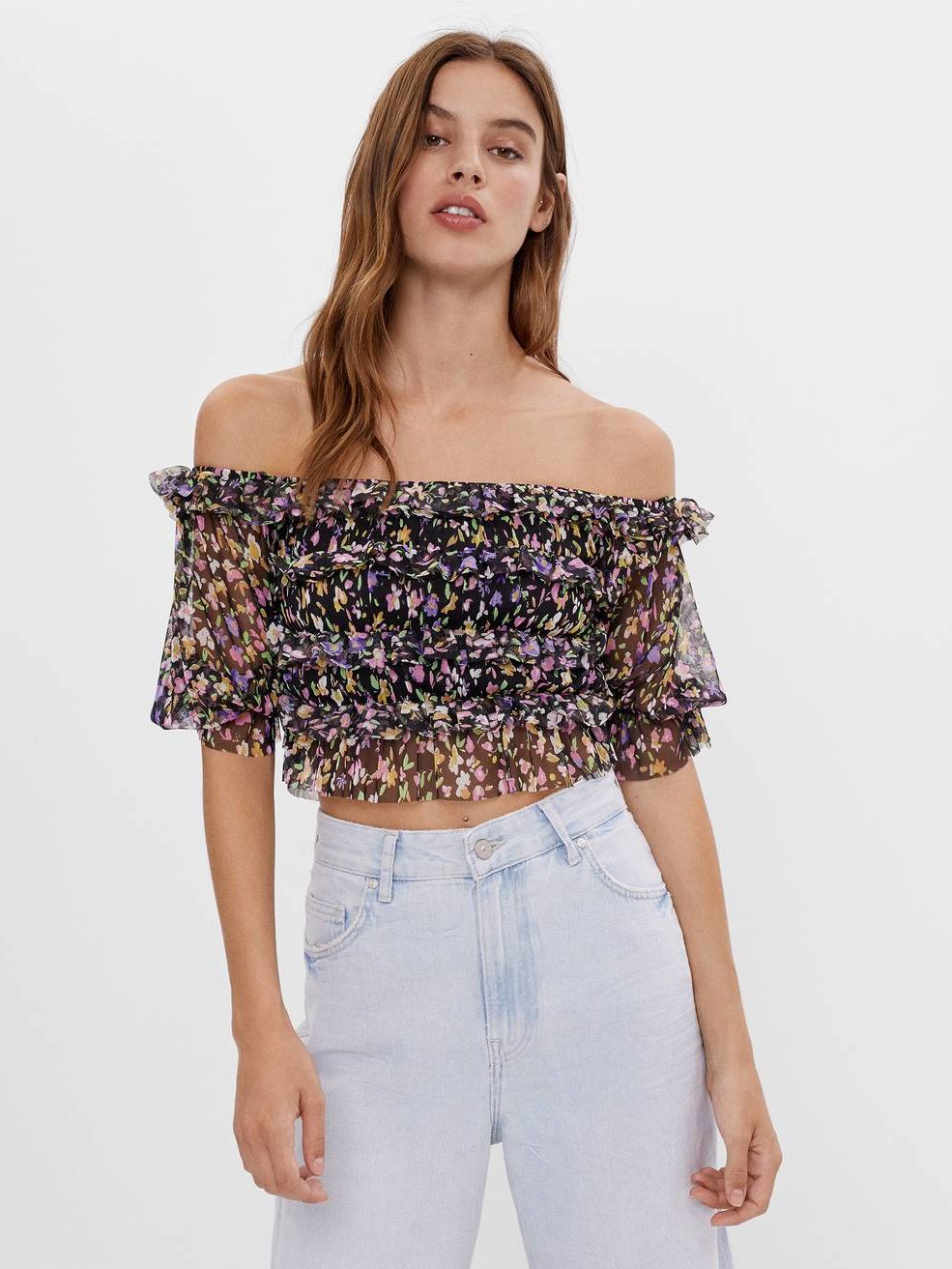 

Топ Bershka 0792/494/800  Сиреневый, Топ Bershka 0792/494/800 M Сиреневый