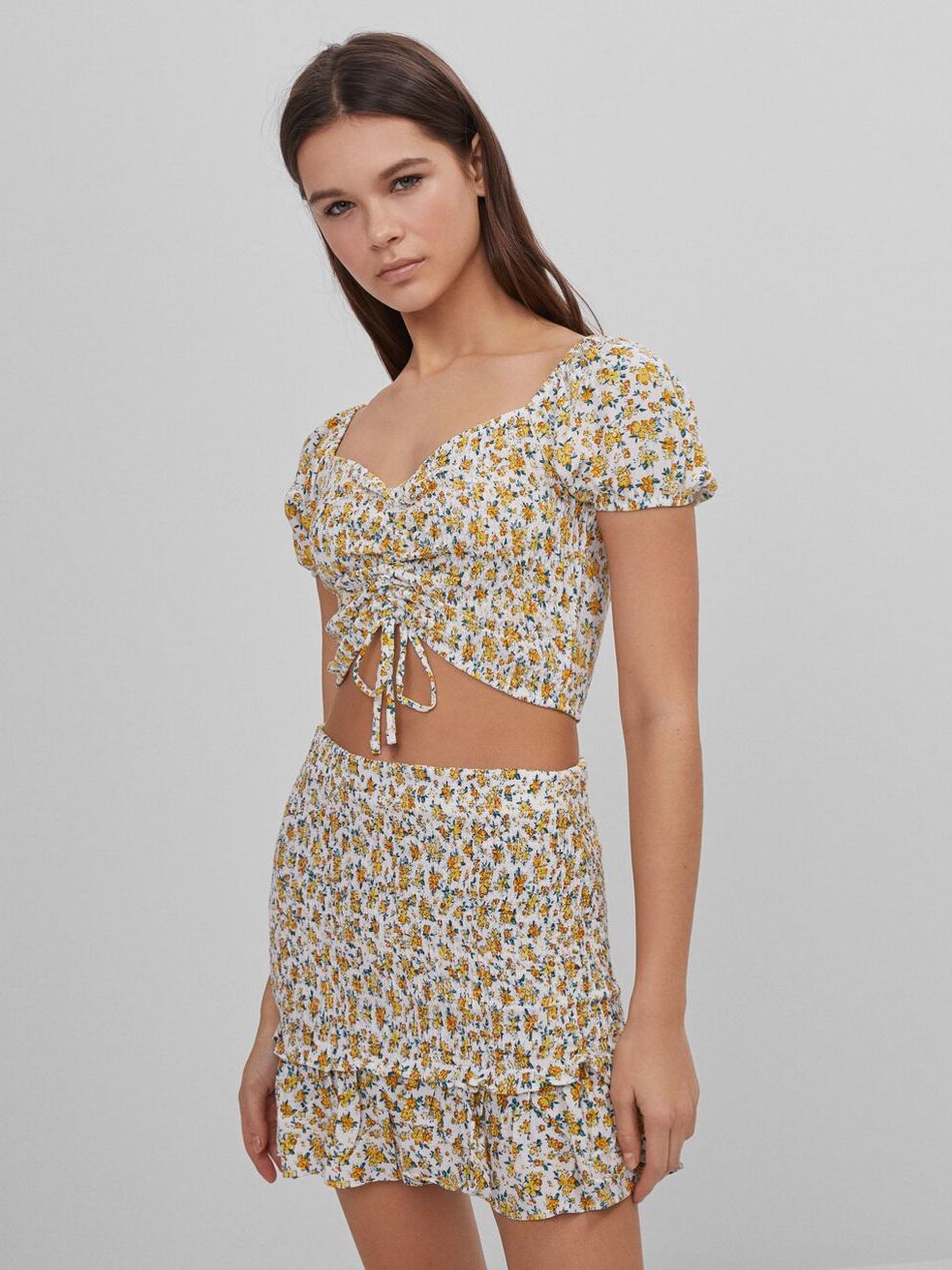 

Топ Bershka 0797/168/712  Желтый, Топ Bershka 0797/168/712 L Желтый