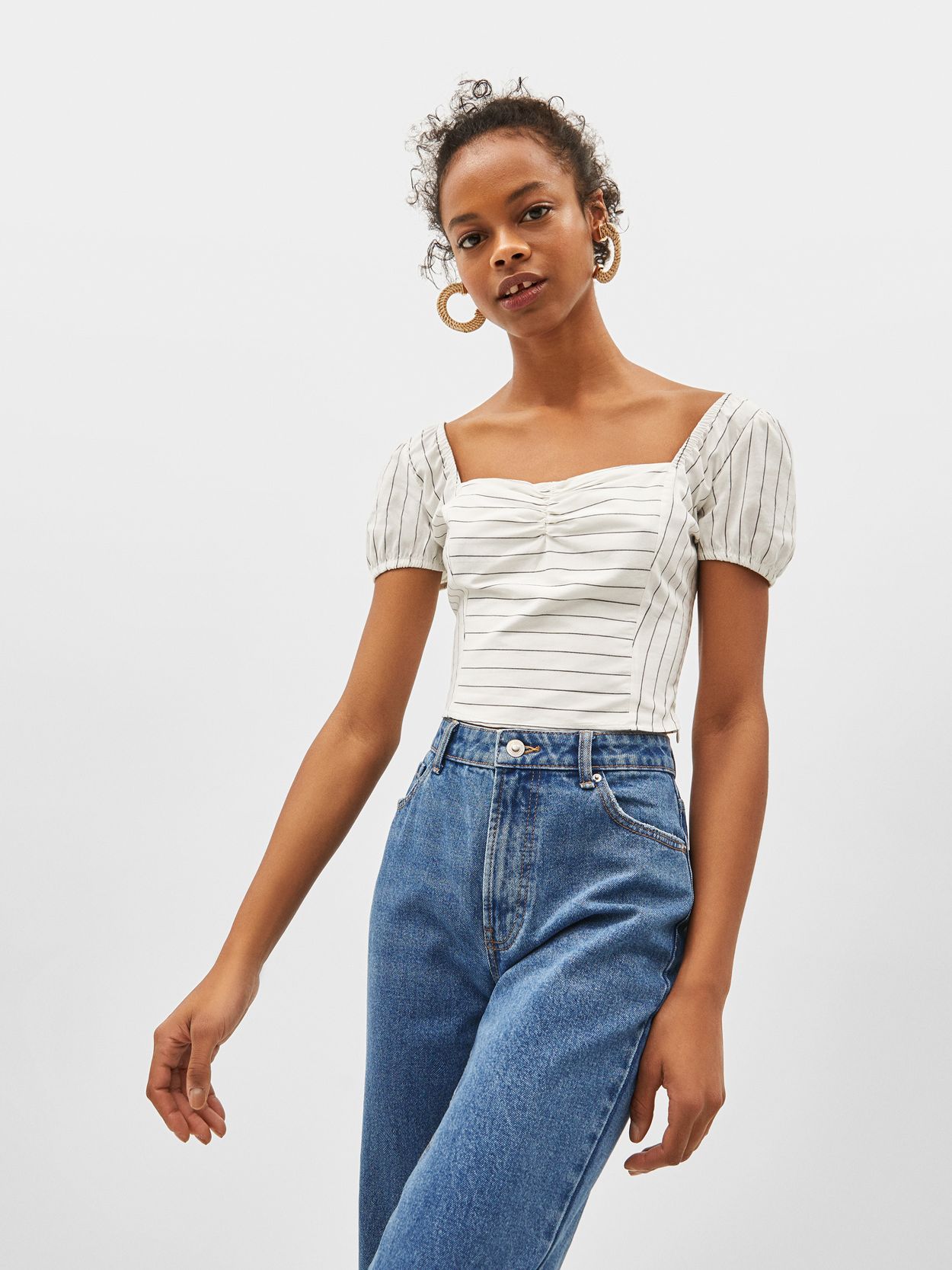 

Топ Bershka 0938/354/060 S Белый