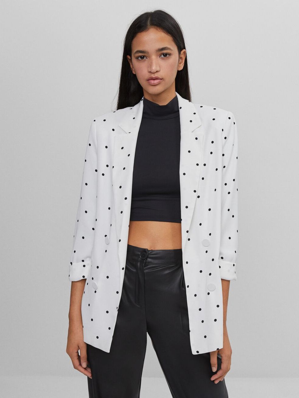 

Жакет Bershka 0975/085/250  Белый, Жакет Bershka 0975/085/250 S Белый