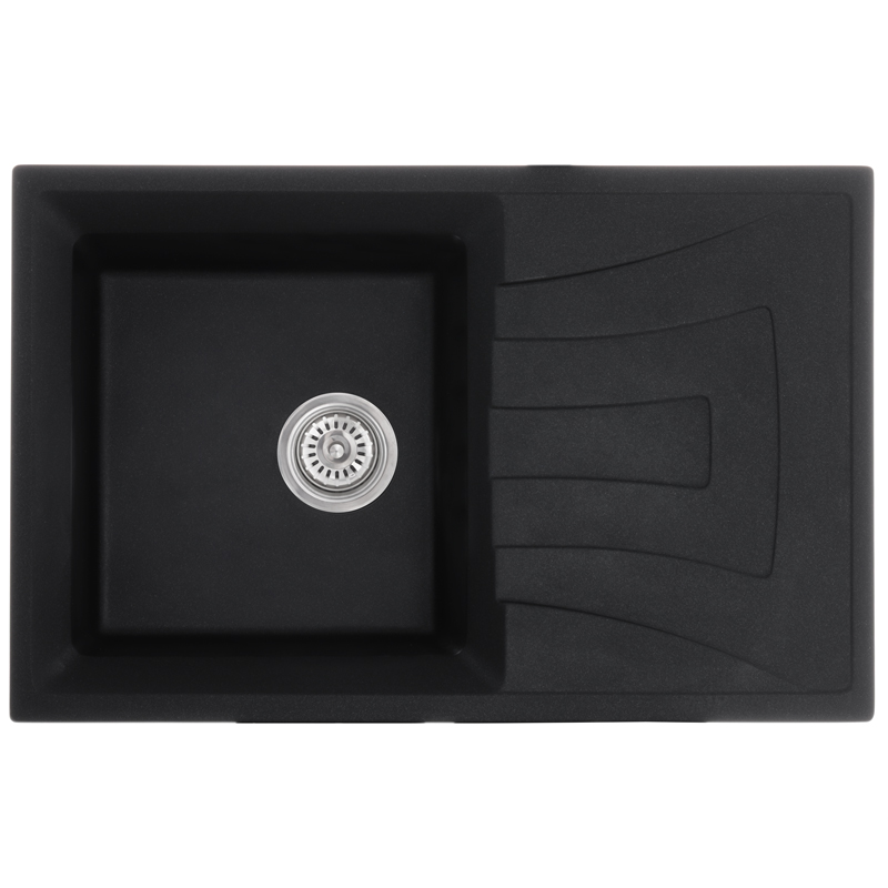 

Мойка кухонная HB8104-G226 BLACK x200 HB0987 HAIBA 780 Черный (HB0987)