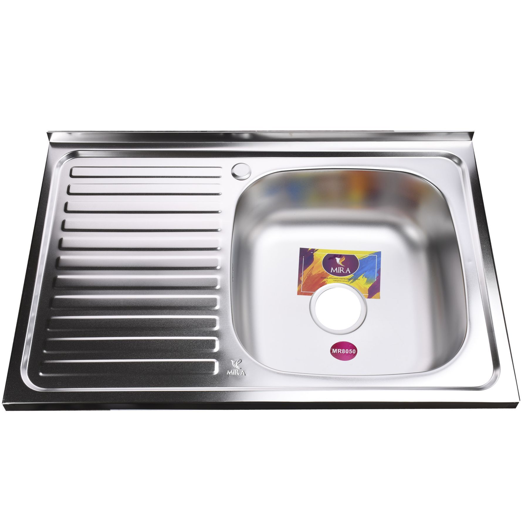 

Мойка кухонная MR 8050 R E Satin Right MIRA (000015367)