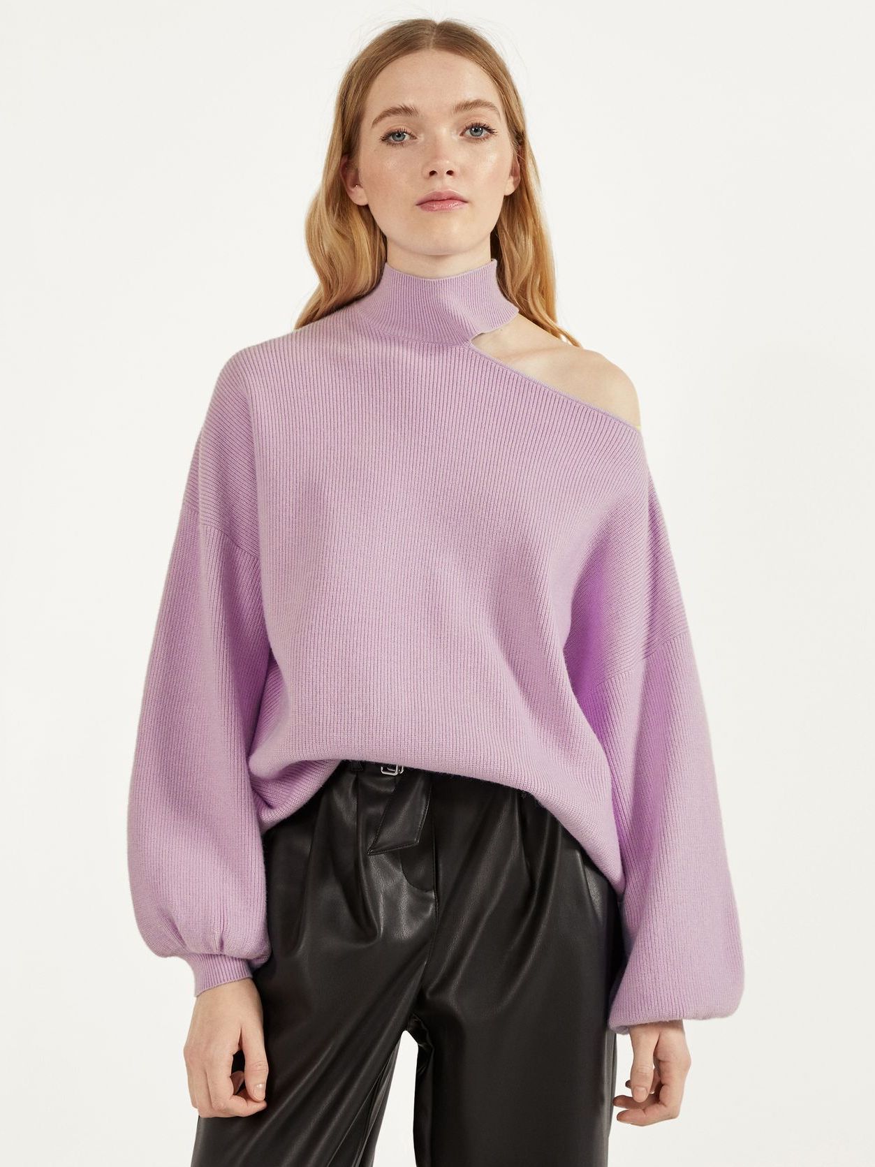 

Свитер Bershka 1648/680/629 M/L Фиолетовый
