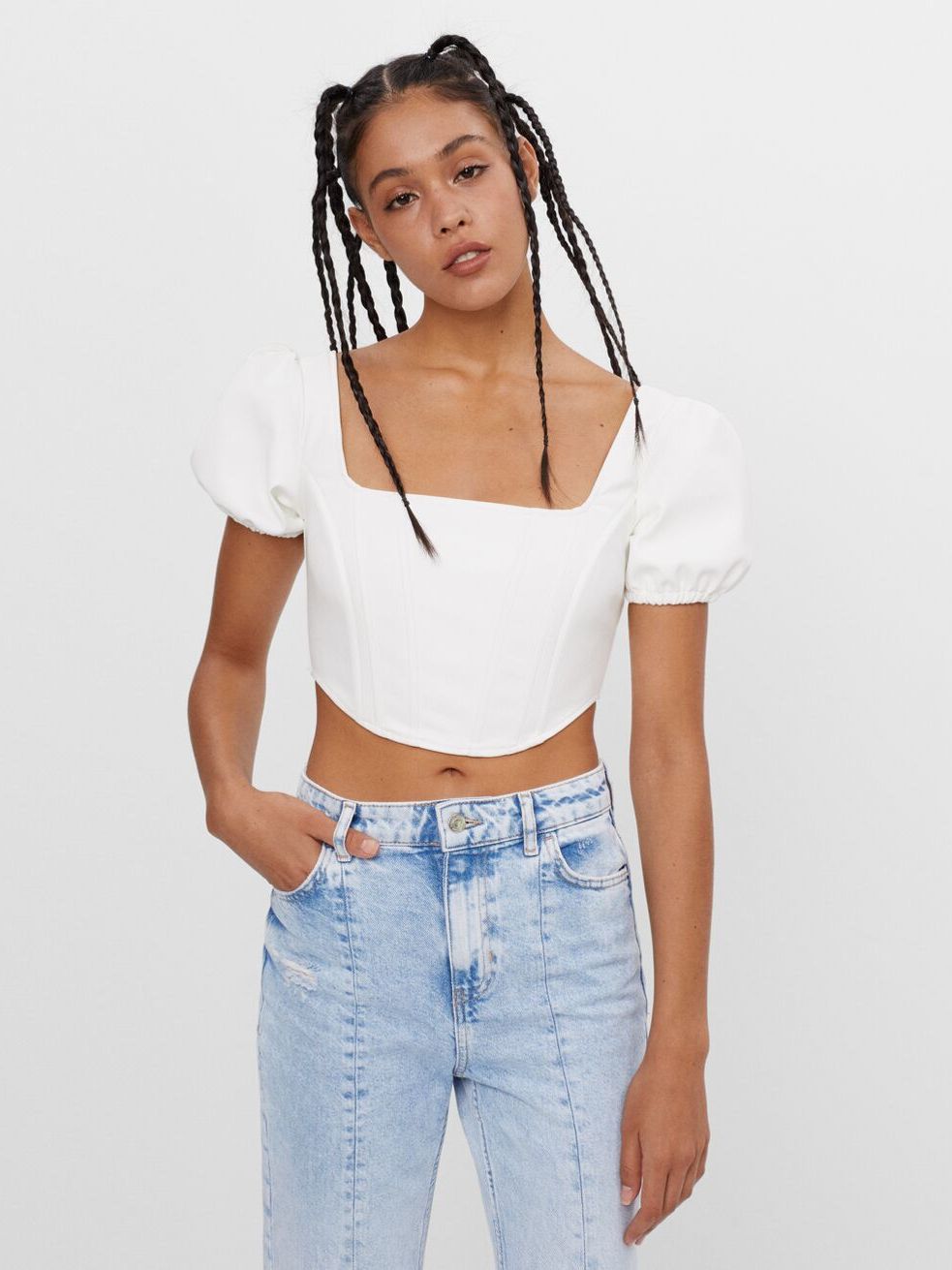 

Топ Bershka 5791/537/712 M Белый