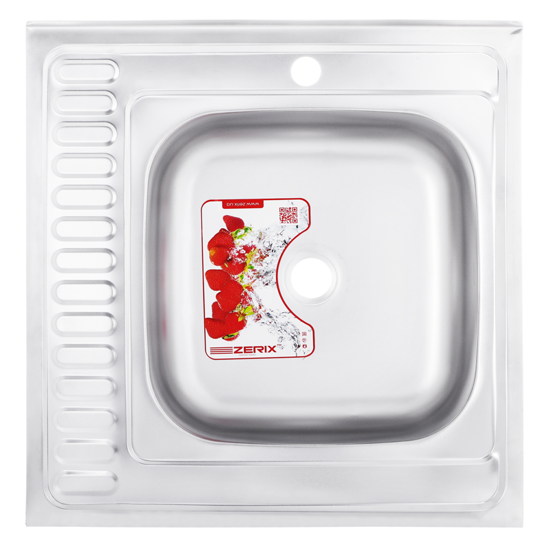 

Мойка кухонная Z6060R-04-160E ZM0576 ZERIX 600 Стальной (ZM0576)