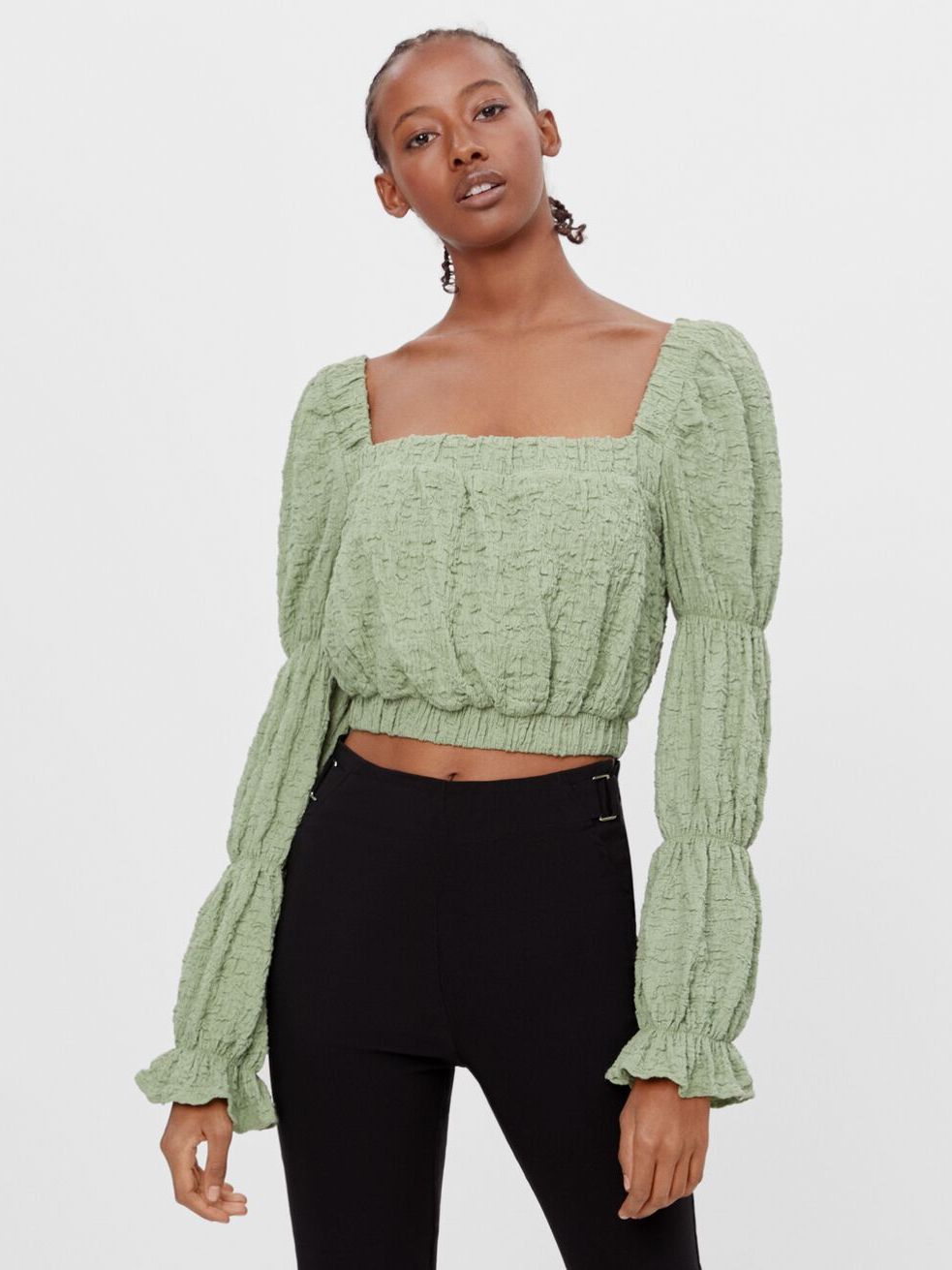 

Топ Bershka 5816/692/982  Зеленый, Топ Bershka 5816/692/982 XS Зеленый