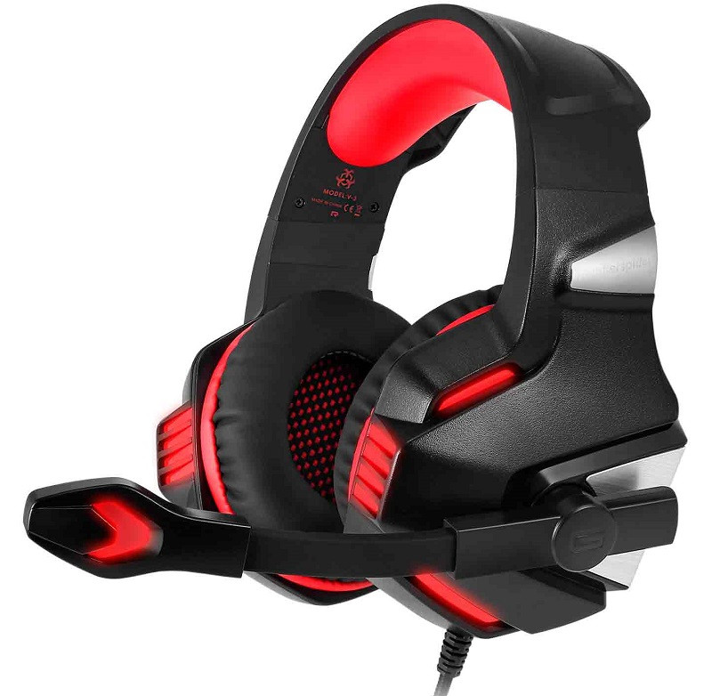 

Наушники игровые Hunterspider V3 с микрофоном и LED подсветкой проводные Black-Red (gr_017556)