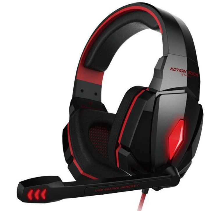 

Наушники игровые Kotion Each G4000 с микрофоном и LED подсветкой проводные Black/Red (gr_017559)