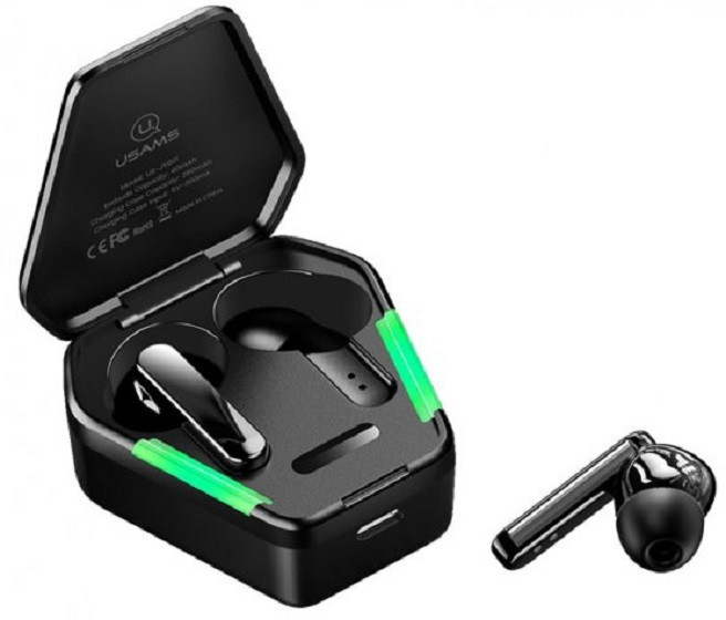 

Наушники Bluetooth Usams USAMS-JY01 с чехлом для зарядки ВТ5.0 черные (gr_017724)
